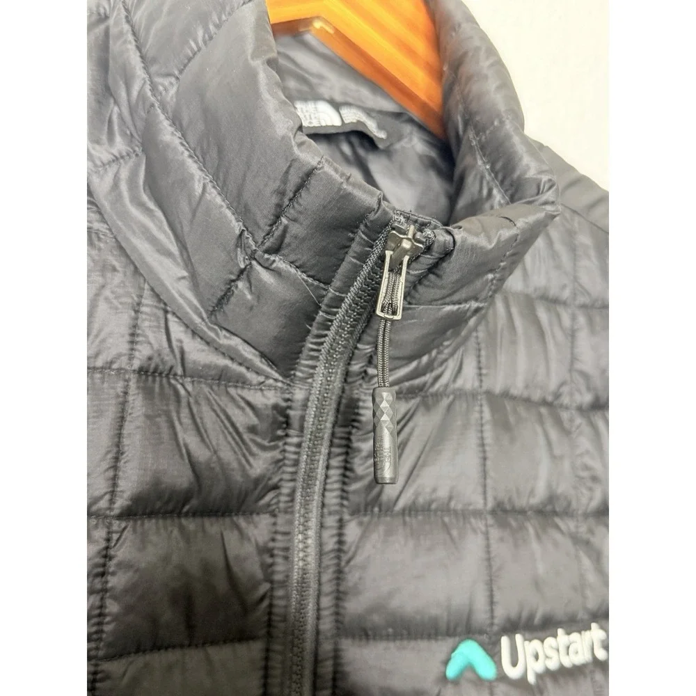 The North Face ThermoBall Quilted Vest Upstart Logo Black Men's Size Medium M